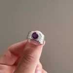 انگشتر نقره مردانه هایزنبرگ - Image 9