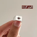 انگشتر نقره مردانه راکفلر - Image 3