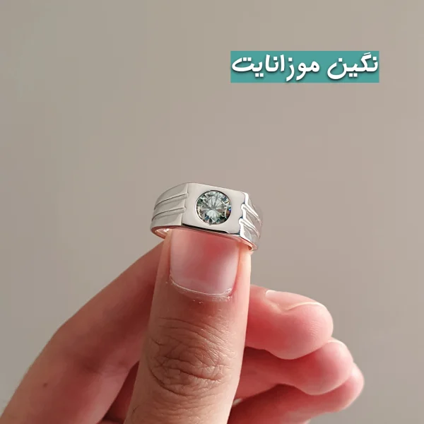 انگشتر نقره مردانه آنتونی - تصویر 5