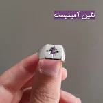 انگشتر نقره مردانه راکفلر - Image 6