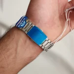ساعت مردانه CASIO تقویم دار گرد بند استیل صفحه سیلور - Image 3