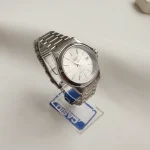 ساعت مردانه CASIO تقویم دار گرد بند استیل صفحه سیلور - Image 4