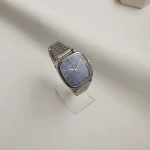 ساعت مردانه CASIO اولدمانی تقویم دار مربعی بند استیل - Image 3