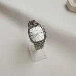 ساعت مردانه CASIO اولدمانی تقویم دار مربعی بند استیل - Image 4