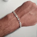 دستبند نقره مردانه کارتیه - Image 3