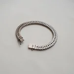 دستبند نقره مردانه اسکات - Image 3