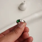 انگشتر نقره مردانه سم ایس - Image 5