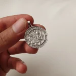 پلاک نقره سنت کریستوفر - Image 5