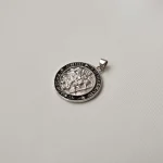 پلاک نقره سنت کریستوفر - Image 3