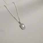 گردنبند نقره مردانه مهر - تصویر 3