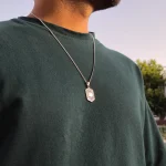 گردنبند نقره مردانه مهر