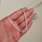 گردنبند نقره مردانه مدل تی (T) - تصویر 6