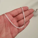 گردنبند نقره مردانه مدل تی (T) - تصویر 5