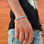 دستبند نقره مردانه ورسا - تصویر 7